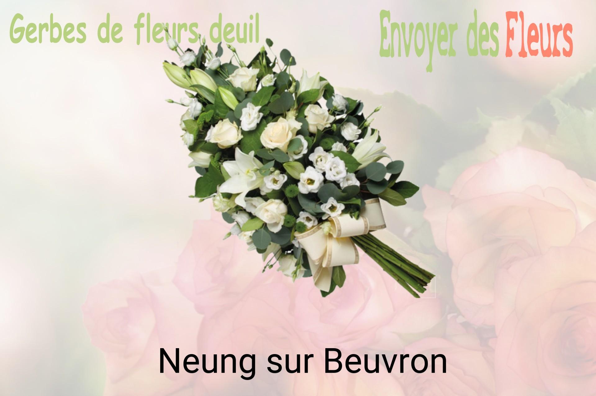 Gerbe de fleurs de deuil livrée à Neung-sur-Beuvron